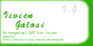 vivien galosi business card